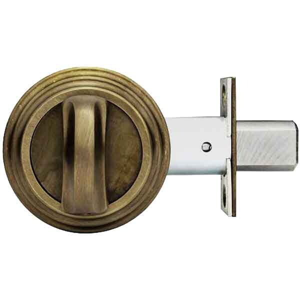 MEDECO:Resdiential BiLevel Sgl. Deadbolt - 2-3/8" - Antique
